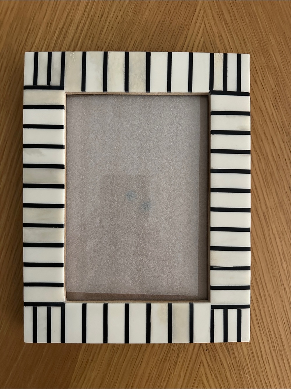 NWOT boho striped picture frame